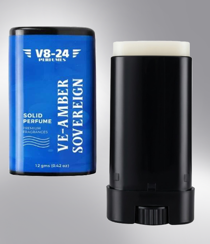 Ve-Amber Sovereign Solid Perfume 12gm - Rich Amber Royalty, Inspired by Khamrah Scent